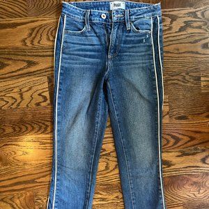 NWOT Paige Side Stripe Capri Jeans